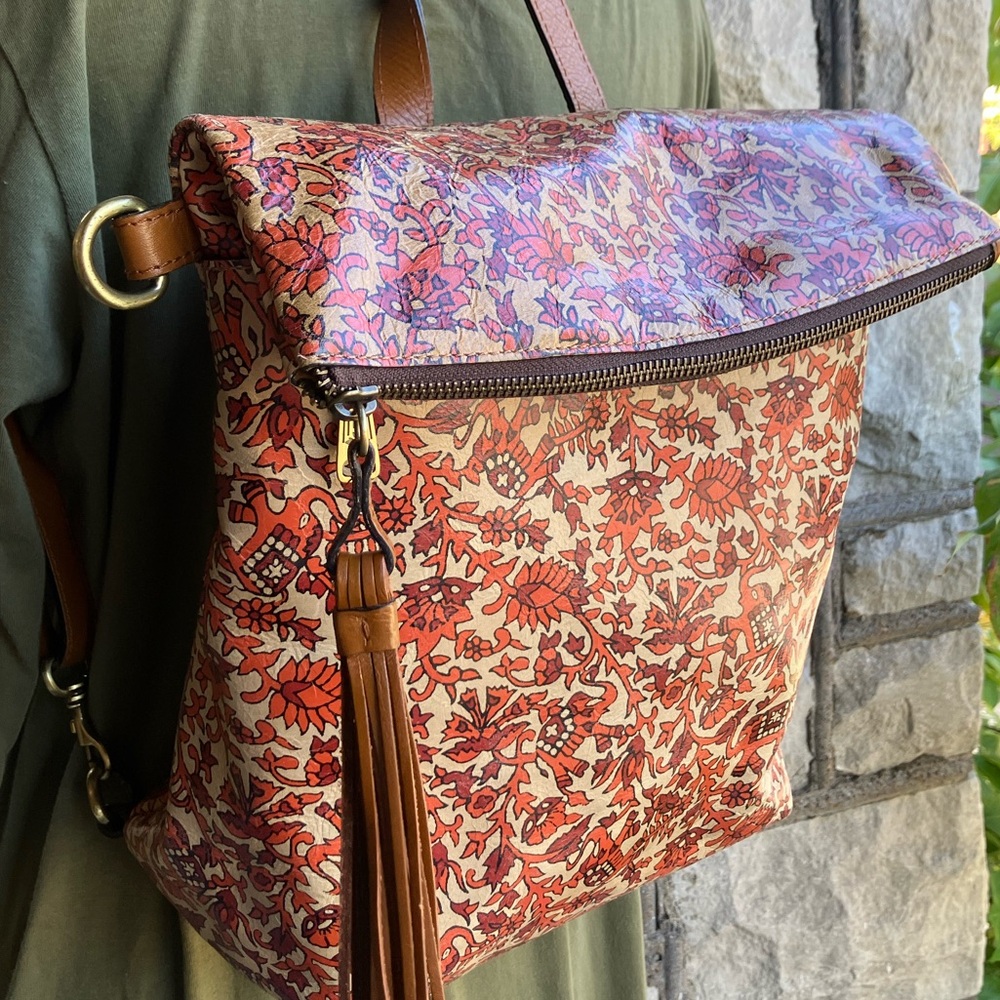 Patrica Nash Lucille Convertible Backpack, Crossbody, Tote in Sabina.